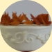 Leaves and Scrolls Wedding Cake